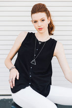 Load image into Gallery viewer, Long Celeste Triangle Necklace
